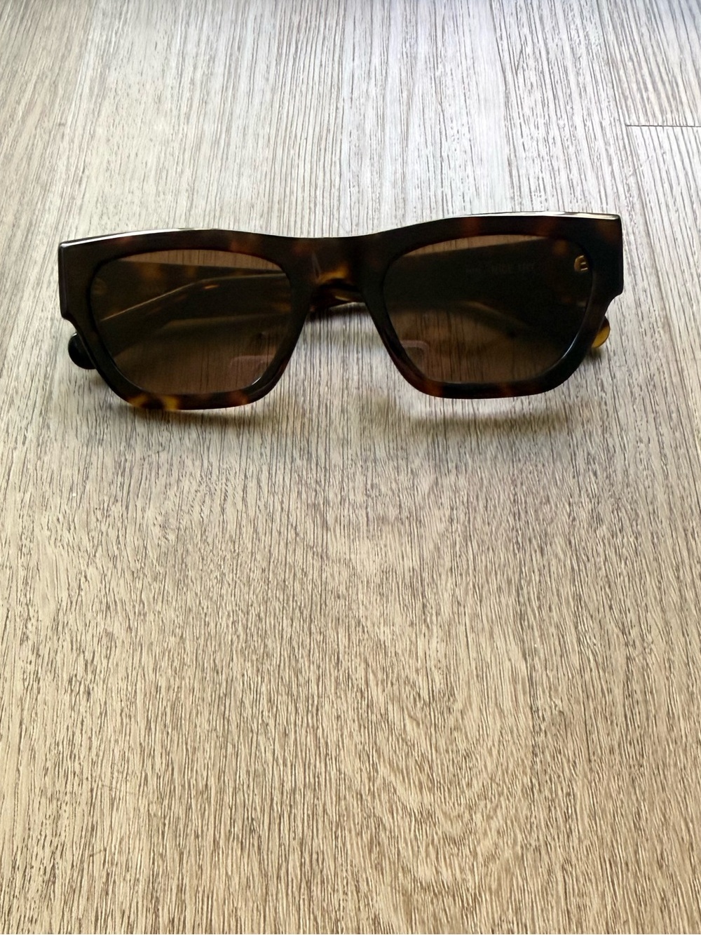 quay australia nice try brown tortoise narrow square cat eye sunglasse eyewear